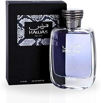 Hawas For Men - Eau de Parfum Spray 100ML (3.4 Oz), Premium Arabian Perfume for Men