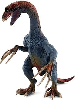 Therizinosaurus Dinosaur Toy,Therizinosaurus Action Figure,Realistic Plastic Figure with Moving Jaw & Poseable Claws,Educational STEM Gift for Kids,Boys Birthday Party Favor.Size:7.9 Inch