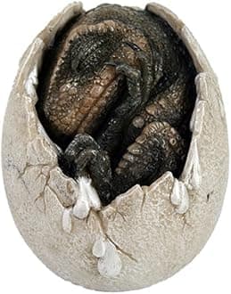 Pacific Trading Baby Dinosaur Inside Cracked Egg Figurine