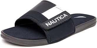Men's Athletic Slide Sandal, Adjustable Straps, Comfort Slip-On