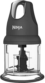 Ninja Food Chopper Express Chop with 200-Watt, 16-Ounce Bowl for Mincing, Chopping, Grinding, Blending and Meal Prep (NJ110GR)
