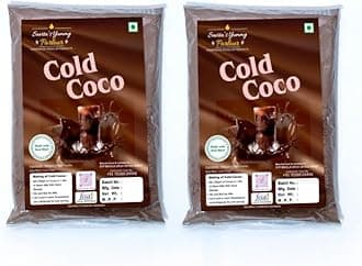Home Made Cold Coco Instant Powder Mix (200gm x Pack of 2) | Cocoa Powder | All Natural Ingredients | No Added Preservatives | Cold Cocoa Drink
