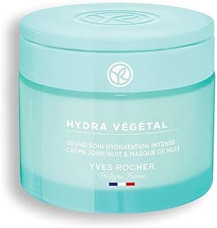 Yves Rocher Hydra Vegetal Intense Moisturizing Care, Hydrating Face Lotion for All Skin Types, 2.5 FL OZ