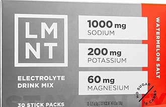 LMNT Zero Sugar Electrolytes - | Drink Mix | 30-Count (30 Count, Watermelon Salt)