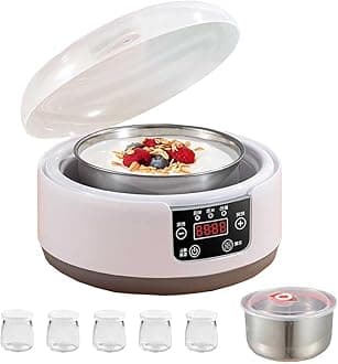 36 Hour Yogurt Maker,Probiotic Yogurt Maker with Temperature Control and 36 Hour Timer,LCD Display with Constant Temperature,Multi-Function Yogurt Machine Use for Yogurt Handmade Lover
