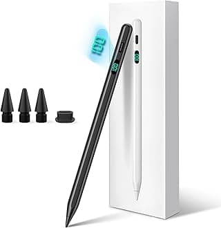 Stylus Pen for iPad 2025-2018 with LED Power Display Fast Charge,Palm Rejection Pencil for iPad 10/9/8/7/6th,11th A16,Air 11/13 M2/M3,Pro 11/13 M4/M5,Pro 12.9",Air 5/4/3,Mini 7/6/5