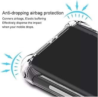 Dashmesh Shopping� Shock Proof Protective Soft Back Case Cover for Oppo F9 (Transparent) [Bumper Corners with Air Cushion Technology]