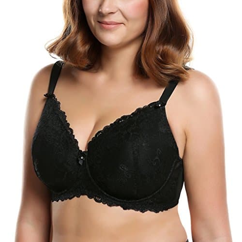 LETE Women's Everyday Basic Lightly Padded Underwire Bra