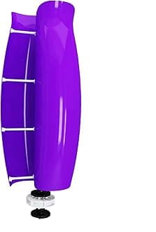 New Energy 700W Tulip Wind Turbines Turbine Generator, 12v/24v Maglev Wind Turbine, Vertical Axis Breeze Start Power Generation System, Courtyard Camping Wind Turbin 700w-24v