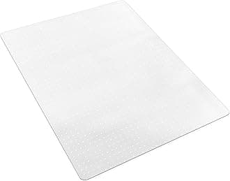 SHAREWIN Office Chair Mat for Carpeted Floors, 150x120 cm Heavy Duty Anti-Slip for Low/Medium Pile Carpet Protector Rug, Easy Clean