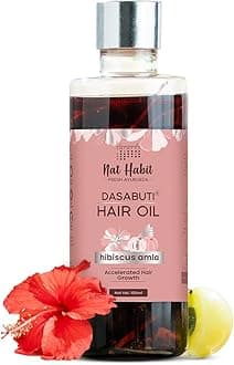 Hibiscus Amla Hair Oil For Men & Women, Helps In Hair Growth & Thickness, For All Hair Types, No Paraffin, Mineral Oil, Preservatives & Chemicals, 100ml