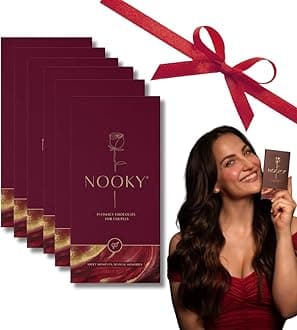 InstaEats Nooky Premium Dark Chocolate For Men & Women|Dark Chocolate For Uplifting Mood|Best Gift Set For Men & Women|Ideal For Men & Women,Vegan & Gluten-Free Delight (Pack Of 6,58 Gram)