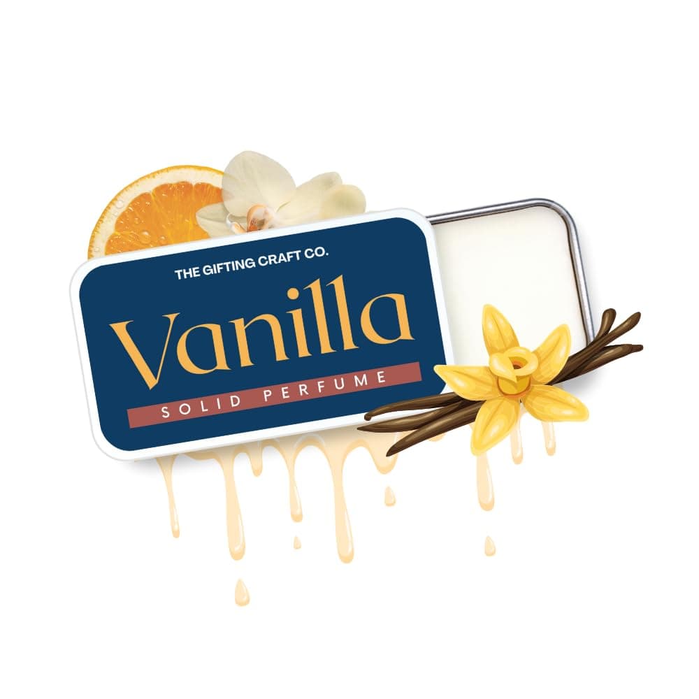 Vanilla Solid Perfume | Date Ready Pocket Size Body Fragrance for Men & Women - 10g