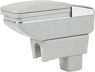 Car Center Console Armrest Box Compatible with Suzuki Swift 2005 2006 2007 2008 2009 2010 2011 2012 2013 2014 2015 2016 2017 2018 2019 2020 2021 2022 2023(Grey)