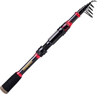 Angelrute und Rolle Combo, 2,1 m Kohlefaser Teleskop Angelrute mit Spinning/Baitcasting Reel Combos, Meer Salzwasser Swasser EIS Barsch Angelgert Set Angelruten Kit