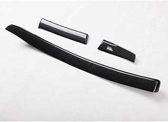 SZFKACCESS for Honda Accord 2008-2013 Carbon Fiber ABS Accessories Center Console Cover Door Window Lift Switch Armrest Panel Gear Shift Box Air Vent Outlet Trims (Dashboard Console Cover Trim 3pcs)