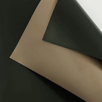 XICHEN 20 Sheets Double-Sided Colors Flower Wrapping Paper, Waterproof Florist Bouquet Paper, DIY Crafts, More Different Double-Sided Colors 58 x 58cm(22.8x 22.8 inch) (Black+Bronze)