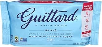 GUITTARD 72% Sante Dark Chocolate Baking Chips, 9 OZ