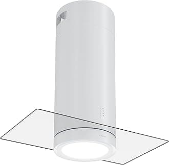 Klarstein Hanging Island Cooker Hood, Extractor Fan for Kitchen Islands, 544m³/h Airflow, Timer, Adjustable Kitchen Extractor Fan with Chandelier Design, 3 Mode Cooker Hoods, Activated Carbon Filters