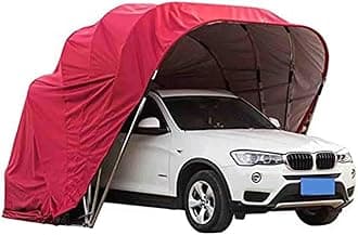 All Weather Proof Carport - Foldable & Retractable Car Shelter, Lockable, Durable