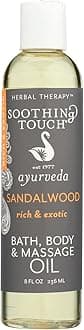 Soothing Touch W67366S Bath and Body Oil Sandalwood, 8-Ounce