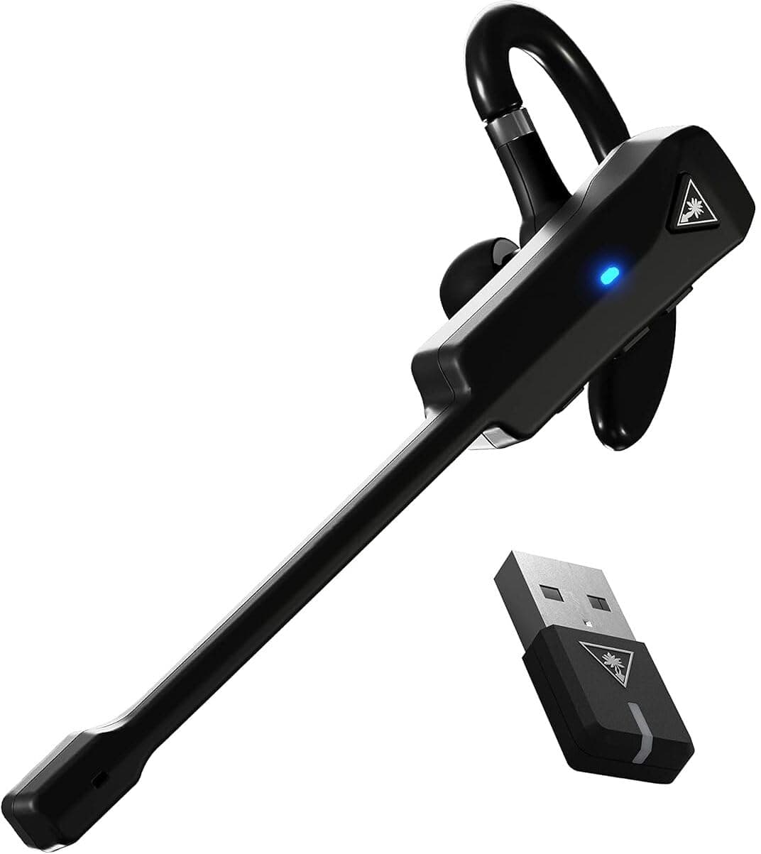 Recon Air Wireless Gaming Chat Communicator for PS5, PS4, iOS, Android, Windows 10 & 11 PCs, & Bluetooth Mobile Devices with Noise - Cancelling Mic – Black