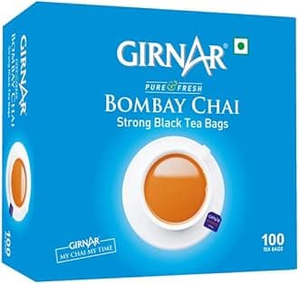 Bombay Kadak Chai 100 TeaBags (200g) | Strong Black Tea Bags