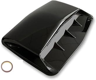 Car Air Flow Hood Scoop Vent Air Intake Grille for Baleno All 2023-2024 Onwards Models of Marutii- Suzukii Car Decorative Trim Stylish Bonnet Vent Cover for All Cars Accessory (Black)
