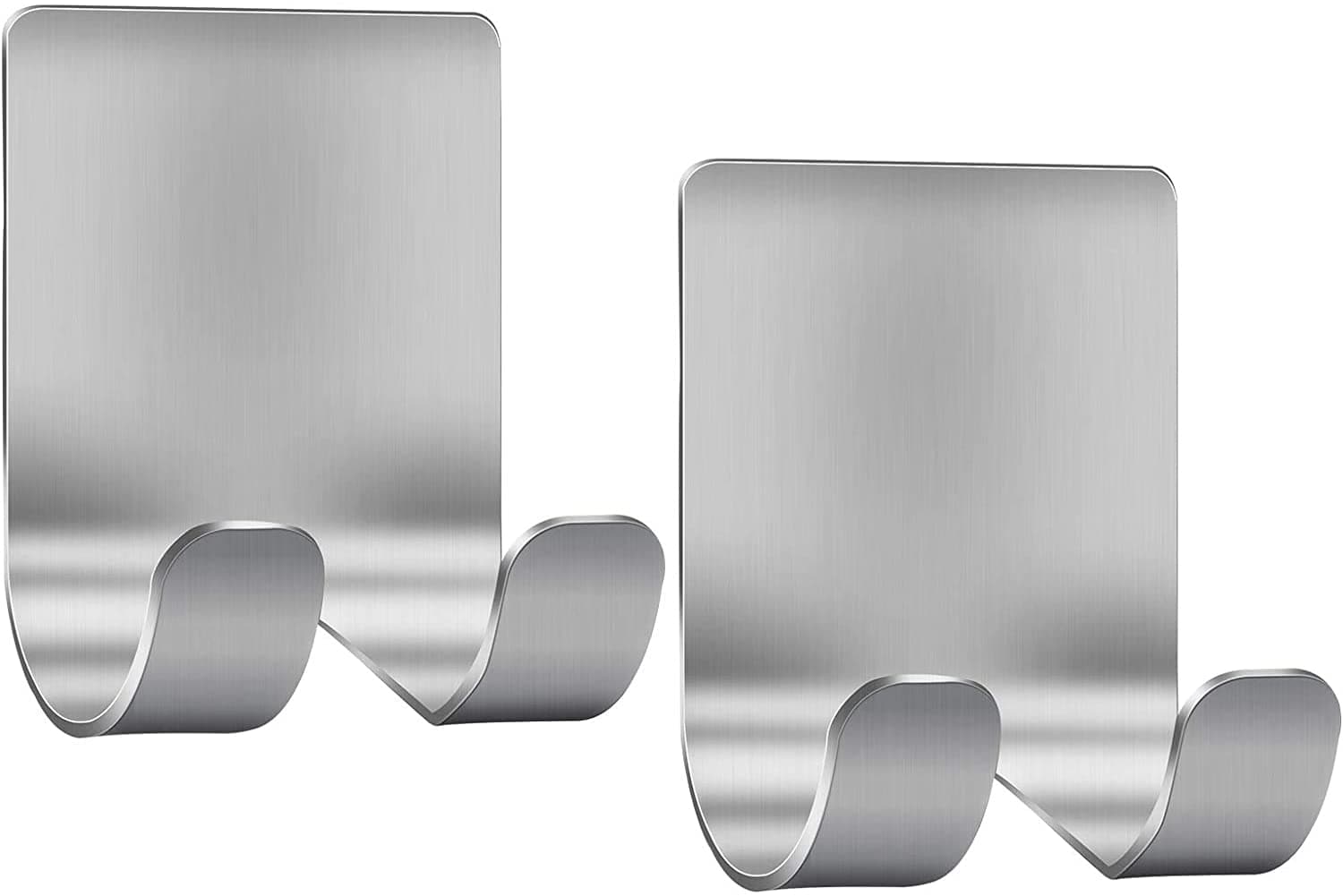 GRUTTI Razor Holder Shaver Hook Hanger Stand, Multi Purpose Self Adhesive Storage Hook, 2 Pack Heavy Duty Razor Holder for Shower Shaving Razor, Keys, Kitchen Utensils, Towel (2-Pack)