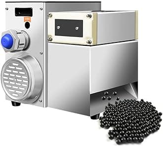Commercial Popping Bo-ba Machine, Bo-ba Maker Machine, Popping Bo-ba Pearl Maker, Semi-Automatic Tapioca Pearl Making Machine, for Restaurants, Milk Tea Stores, Pharmaceutical Plant,3mm