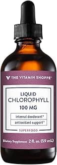The Vitamin Shoppe Liquid Chlorophyll 100mg Green Superfood That