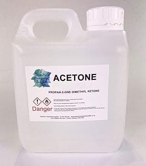 Pure Acetone Nail Polish Remover UV LED GEL Soak Off (1 Litre)