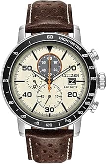 Citizen Men's Eco-Drive Sport Casual Brycen Weekender Chronograph Watch, 12/24 Hour Time, Date, Tachymeter, Luminous Hands