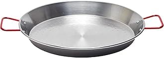 Garcima La Ideal Polished Steel Paella Pan 34cm