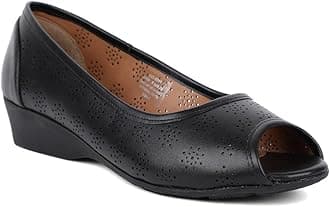 Bata Women's Peep Toe Ballerina