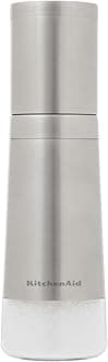 KitchenAid Stainless Steel Filled Salt Grinder, 8 Inch