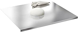 Stainless Steel Cutting Boards for Kitchen,304 Stainless Steel Chopping Boards with Lip and Non-slip silicone pad for Countertop Cutting Meats Fruits,Easy To Clean (15.7 * 23.6 * 0.06inch)