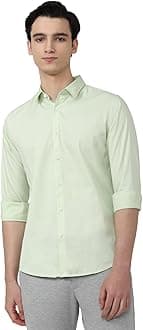 Peter England Men PCSFSSLPS14177 Western