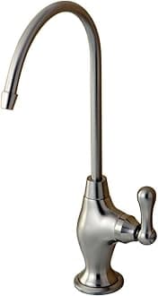Kingston Brass Gourmetier KS3198AL Restoration Single Handle Water Filtration Faucet, Brushed Nickel, 10.81 x 4.63 x 1.75