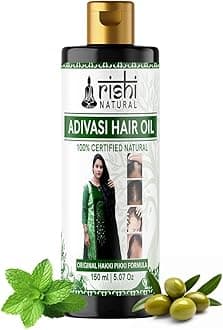 Adivasi Hair Oil - All Natural Certified - Hakki Pikki Original Formula - Strengthen Hair, Reduce Hair Thinning & Strengthens Roots