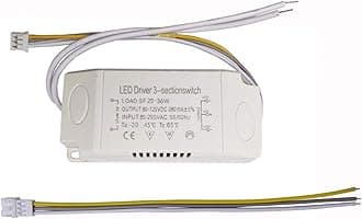 LED Driver 25-36W for Multi-Color Ceiling Strip Spot Light Module Panel, Replacement LED Power Supply Adapter Starter Transformer, Input AC85-265V Output DC80-125V