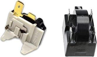 Refrigerator PTC Start Relay Overload 4 Pin, color: black 1 Set