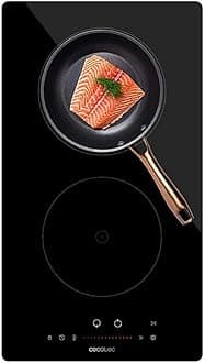 Cecotec Bolero Squad I 2100 Induction Hob 2 Burners Maximum Power 3500 W, 9 Levels, Time Programming, Keep Warm System, Touch, Child Safety Control, Stove Detector