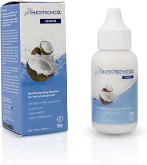 Pro Hair Labs - Ghostbond XL Coconut - Full Head Bond For Poly & Lace | Wig Glue Hair Adhesive Specially Formulated For High Humidity, Heavy Perspiration, And Oily Scalps - 1.3oz