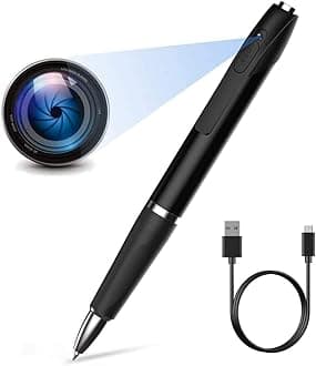 smars® Full HD 1080P Pen Camera Audio & Video Recorder with 100 Min Battery Backup