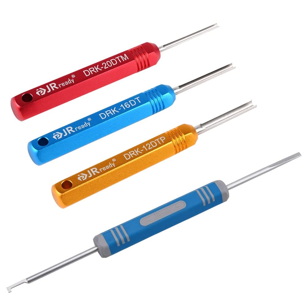 JRready ST5231 Deutsch Pin Removal Tool DRK-20DTM DRK-16DT DRK-12DTP with DRK-RT1B, Connector Release Tool for Deutsch Solid Contacts