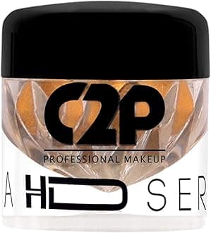 C2P Pro Eyeshadow Pigment for Eye Makeup - 2g | Long-Lasting and Highly Pigmented Loose Precious Pigments with Metallic Effect | Cosmetics For Women and Girls (Mind Blowing 102, 02 Gram)