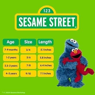 Sesame Street Unisex-Child Slippers