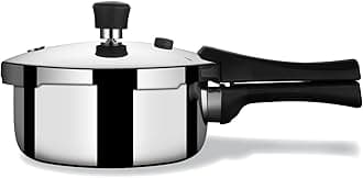 Xpress Triply 1.5 L Pressure Cooker Baby, Induction Cooker, Outer Lid Pressure Cooker, Induction & Gas Stove Compatible, 5 Years Warranty
