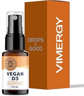 Vimergy Vegan Vitamin D3 Liquid (96 serv) – Vitamin d3 1000 IU – Liquid Vitamin – Formulated Without Sugar or Binders – Non-GMO & Gluten-Free (15 ml)